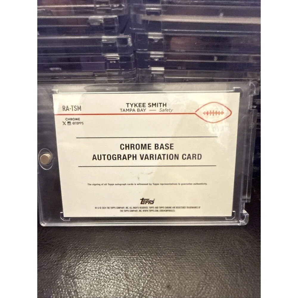 2024 Chrome Rookie Green Geometric Refractor 10/99 Tykee Smith Auto RC 🔥💥